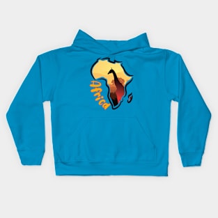 wonderfull wildlife in the continent Africa Kids Hoodie